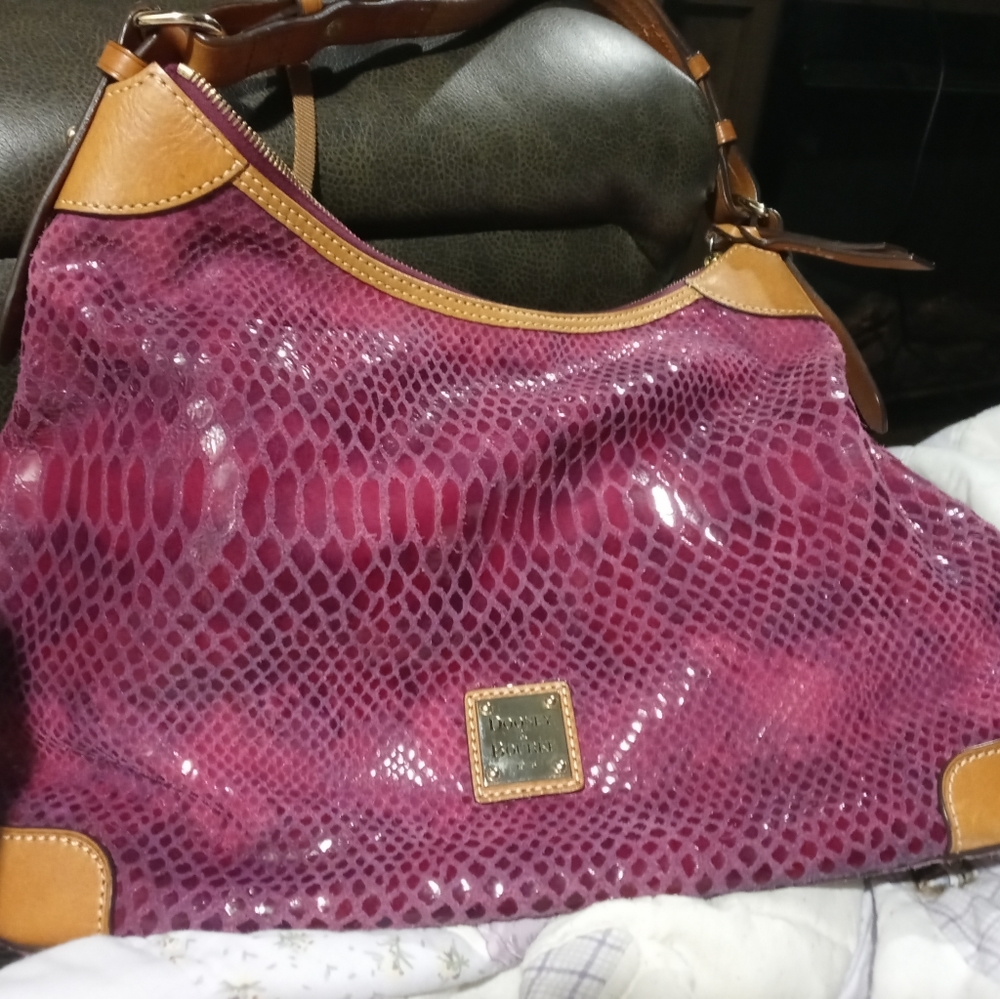 Dooney & Bourke Snake Skin Larger size purse & matching wallet